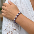 Bracelet "Anti-douleurs" Mix en Howlite et Améthyste