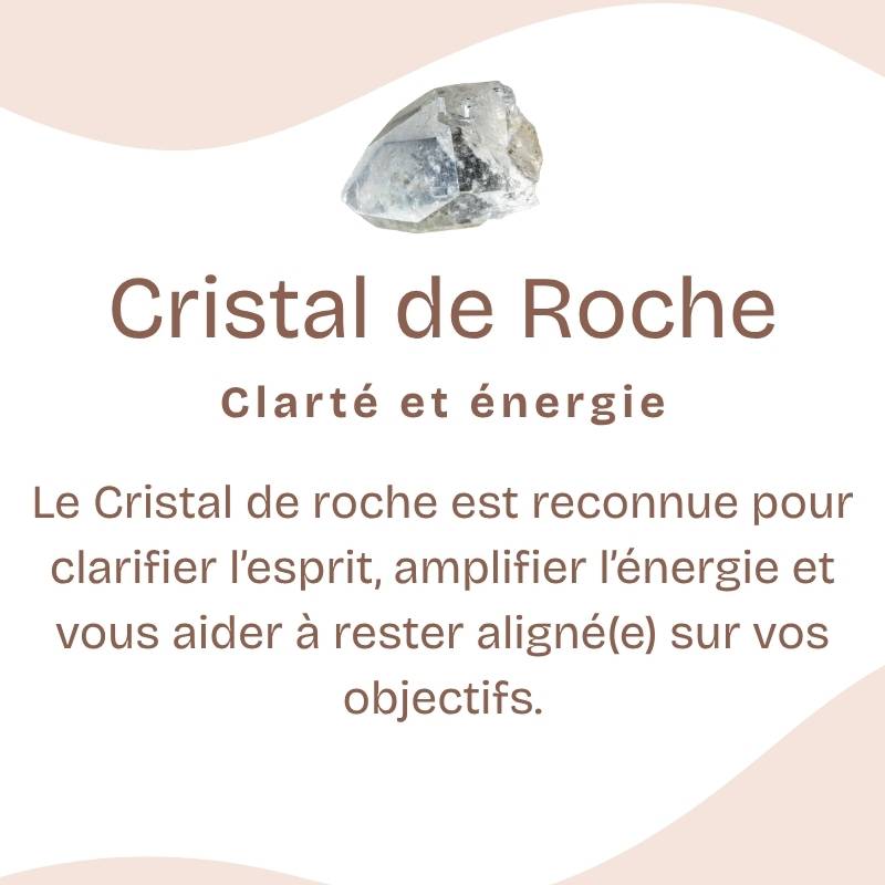 Galet "Amplificateur" en Quartz (Cristal de Roche)