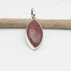 Pendentif "Protecteur" en Jaspe Rouge Ref : Jas 4