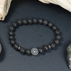 Bracelet Homme Pierre de Lave - Ancrage et Vitalité Marin