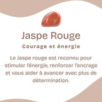 Pendentif "Protecteur" en Jaspe Rouge Ref : Jas 4