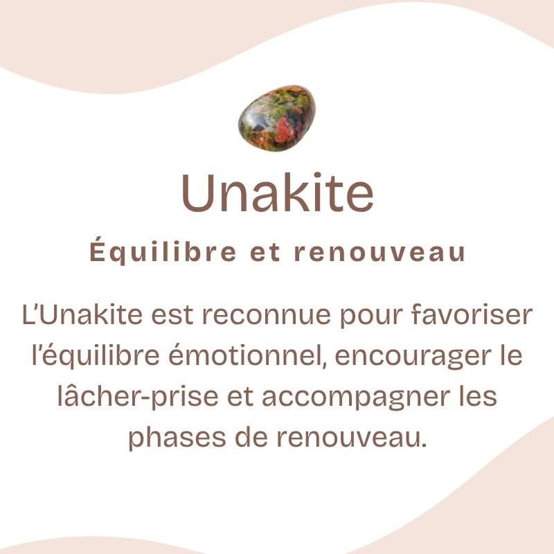Porte-clés "Apprentissage" en Unakite