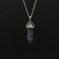 Pendentif "Sagesse" En Améthyste Pointe
